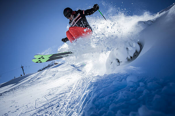 Nassfeld Freeride Skifahren